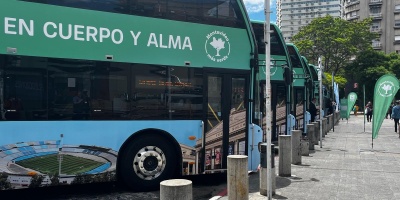 Comienza a funcionar este martes un servicio de buses tur�sticos de Montevideo, con seis coches el�ctricos 