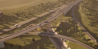 Se firm� la adjudicaci�n para construir el primer intercambiador de tres niveles en el pa�s