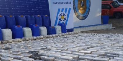La tonelada de droga incautada ten�a como destino Europa y est� valuda en 13 millones de euros