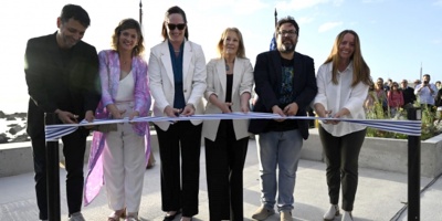 Con inversi�n de la embajada de Estados Unidos, la intendencia inaugur� el Paseo de los Pescadores 