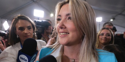 Valeria Ripoll sostuvo tras sufragar: "Es el voto m�s importante de mi vida" y lo reiter� al arribar al centro de campa�a