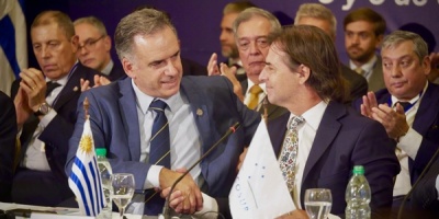 El presidente Lacalle Pou dese� a Orsi, "que le vaya mejor de lo que nos fue a nosotros