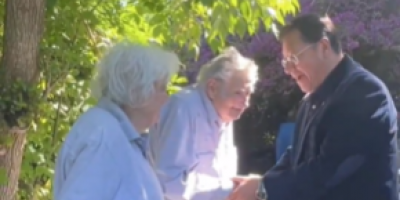 Presidente de Bolivia se reuni� con Jos� Mujica y analiz� la situaci�n pol�tica de su pa�s