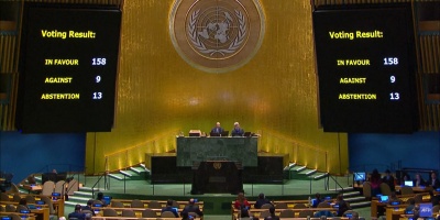 Uruguay vot� a favor del cese el fuego inmediato e incondicional en Gaza