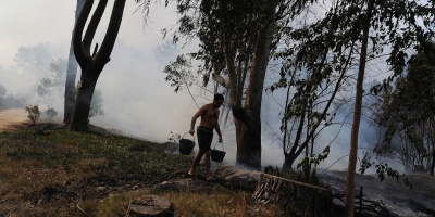 Alrededor de 300 hect�reas de campo se quemaron en dos incendios ocurridos en distintos puntos del departamento de Salto