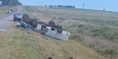 Un hombre muri� tras vuelco del Motor Home en el que viajaba