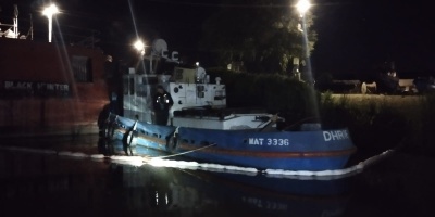 Se detect� un derrame de hidrocarburos en Colonia