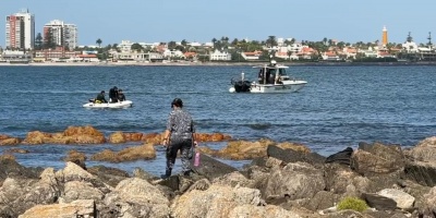 Apareci� el cuerpo sin vida del argentino de 47 a�os que ingres� al mar en Punta del Este