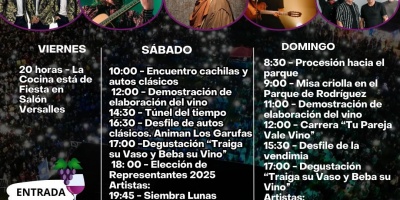 Se realiza la 29� edici�n de la Fiesta de la Uva y el Vino 