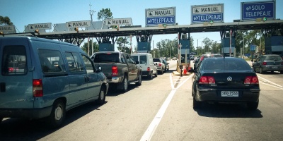 Pico de veh�culos por ruta Interbalnearia