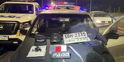 Detuvieron a cuatro hombres armados tras persecuci�n policial