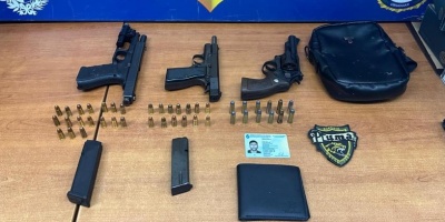 Incautan tres armas de fuego y municiones durante patrullaje en el barrio La Paloma