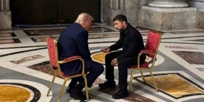 Zelenski agradece a Trump un encuentro "potencialmente histrico" en el Vaticano