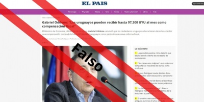 Alertan sobre publicacin apcrifa de la imagen del ministro Oddone para estafa en lnea