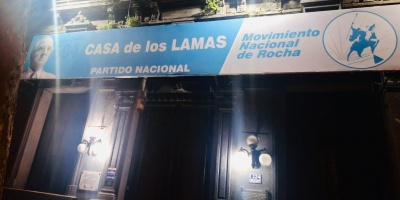 La Casa de los Lamas, sede del sector Movimiento Nacional de Rocha del PN, debe $ 174.238 del Impuesto de Primaria