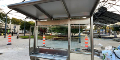 Se inaugura hoy el primero de los nuevos refugios de paradas del transporte pblico de Montevideo