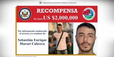 USA: Ofrecen dos millones de dólares para quien brinde información que permita capturar al narcotraficante Marset