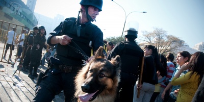 En marcha el operativo de seguridad por el partido Uruguay Venezuela