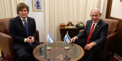 Milei dice ante Netanyahu que si Israel gana la guerra a Hams en la franja de Gaza, "ser una victoria para todo el mundo occidental"