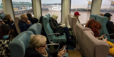 Colonia: Fuertes vientos generaron olas de hasta 2 metros
