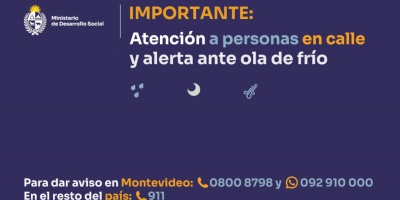 Mides exhorta a dar aviso donde haya personas en situacin de calle 