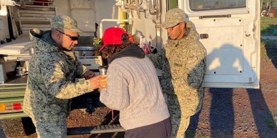 El Ejrcito Nacional est dando apoyo para atender a la personas en situacin de calle