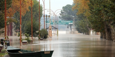 Se incrementa el nmero de evacuados en Paysand ante la crecida del Ro Uruguay