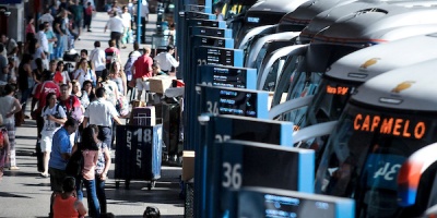 Tres Cruces: Unos 10.500 coches pasarn por la Terminal de mnibus durante la primera semana de vacaciones de Julio