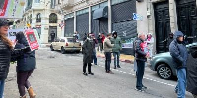 Gritos, tensin y abucheos contra el abogado Jorge Barrera