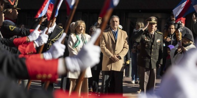 El presidente Yamand Orsi encabez el acto por los 195 aos de la Jura de la Constitucin