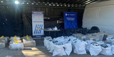 Coca�na incautada en Punta Espinillo ten�a su destino en el exterior donde valdr�a m�s de 50 millones de d�lares