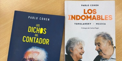 Pablo Cohen y dos libros 