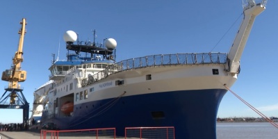 El presidente de la Repblica, Yamand Orsi, destac la oportunidades que abre la embarcacin de la expedicin Uruguay Sub-200 