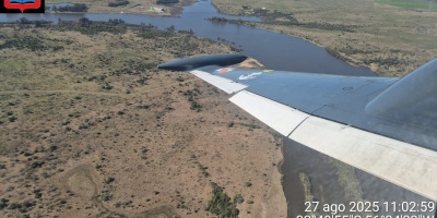 Se sum una aeronave a la bsqueda de una mujer que se habra arrojado a aguas del Ro Negro en el mes de julio