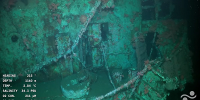 Cientficos encontraron un barco que sirvi a la Armada Uruguaya y fue hundido intencionalmente hace 30 aos