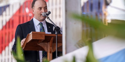 Ferber marc diferencias y coincidencias con el Gobierno, durante acto de clausura de la Expo Prado