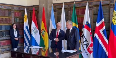Se firm el acuerdo de libre comercio entre el Mercosur y los Estados de la EFTA
