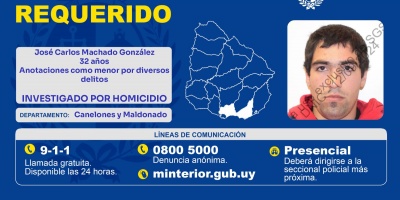 Jos Machado alias "El Peln", quien es buscado y es investigado por Homicidio grab un video sealando que se presentar a la Justicia