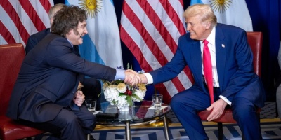 Javier Milei se rene con Donald Trump