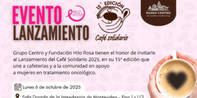 15 edicin de Caf Solidario a beneficio de la Fundacin Hilo Rosa