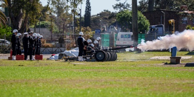 Este lunes se producirn vibraciones, estruendos y humo por tareas de mantenimiento en caones de salva de la Armada Nacional 