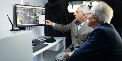 El Ministerio de Transporte y Obras Pblicas present un nuevo mvil de fiscalizacin integral de trnsito