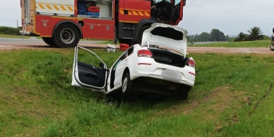 Falleci el conductor de un auto en ruta 1