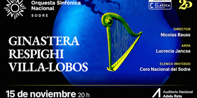 Atractivo programa con obras latinoamericanas e italianas en el Auditorio Adela Reta, a cargo de la OSSODRE