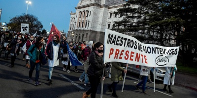 El sindicato de maestros de Montevideo convoc a un paro para este jueves tras la agresin brutal a una docente