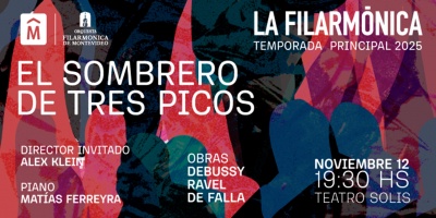 La Filarmnica de Montevideo presenta el octavo concierto de su Temporada Principal 