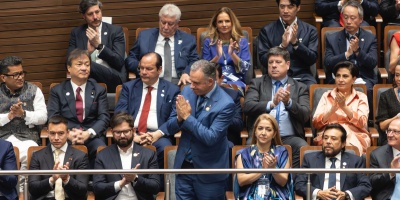 El presidente de la Repblica, Yamand Orsi, mantuvo una reunin bilateral con el subsecretario de Estado de Estados Unidos en Bolivia