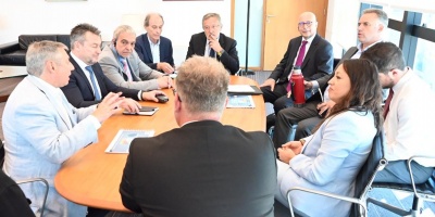 Inversionistas alemanes se reunieron con el presidente Orsi y el intendente Enciso