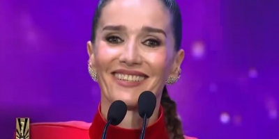 Natalia Oreiro y El Eternauta y  recibieron el Martn Fierro de Oro de Cine y Series 2025