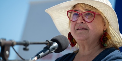 La ministra de Defensa respald� a los delegados de la Armada que est�n haciendo el seguimiento de la construcci�n de las patrulleras oce�nicas por parte de Cardama